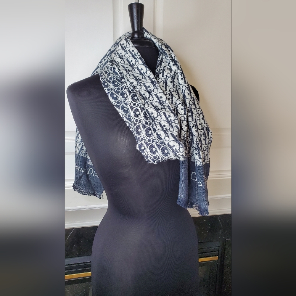 LOGO Blue Scarf - Picture 4 of 6